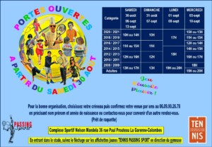 portes ouvertes passing sport
